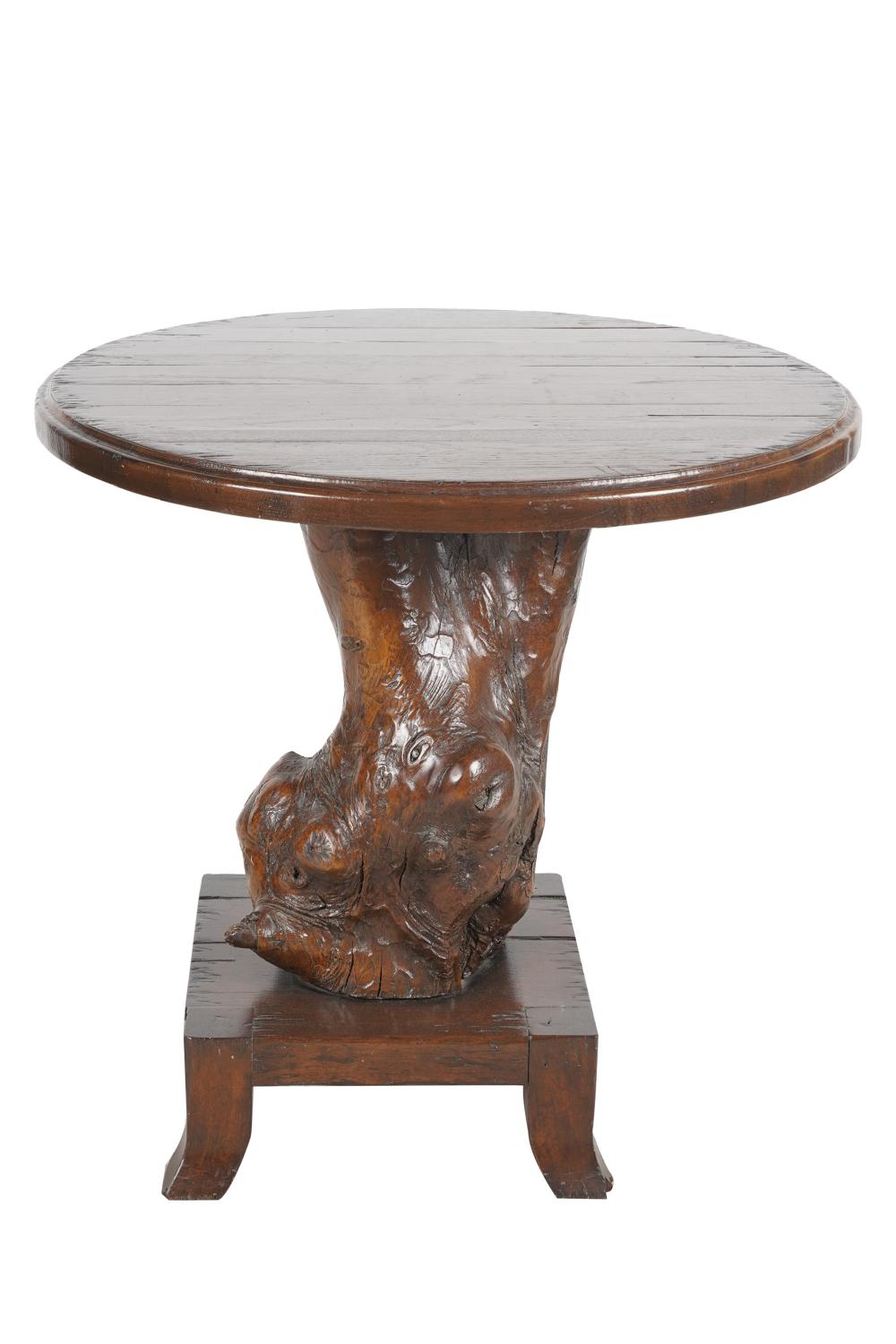 ROOT WOOD STYLE LAMP TABLEwith 3334da