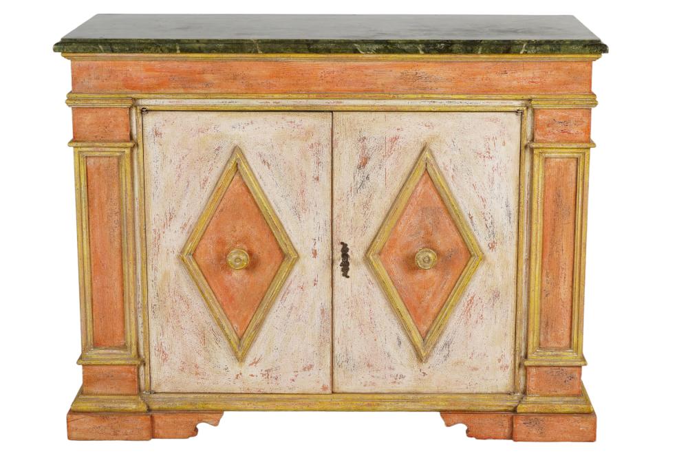 ITALIAN PAINTED WOOD CREDENZAwith 333500