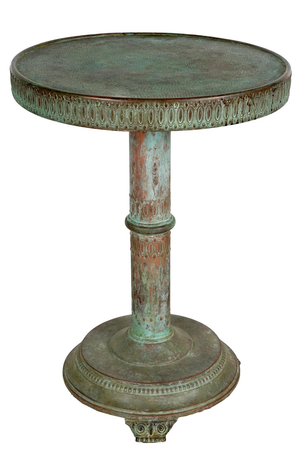 NEOCLASSIC STYLE COPPER TABLEwith 333533