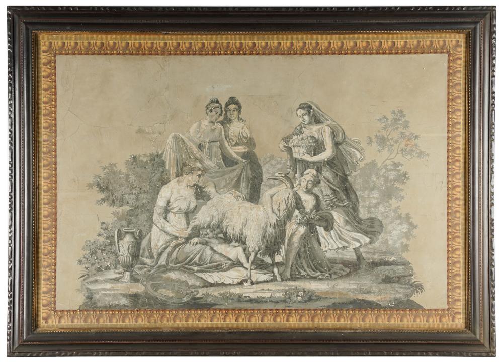 CONTINENTAL NEOCLASSICAL GRISAILLE 333589