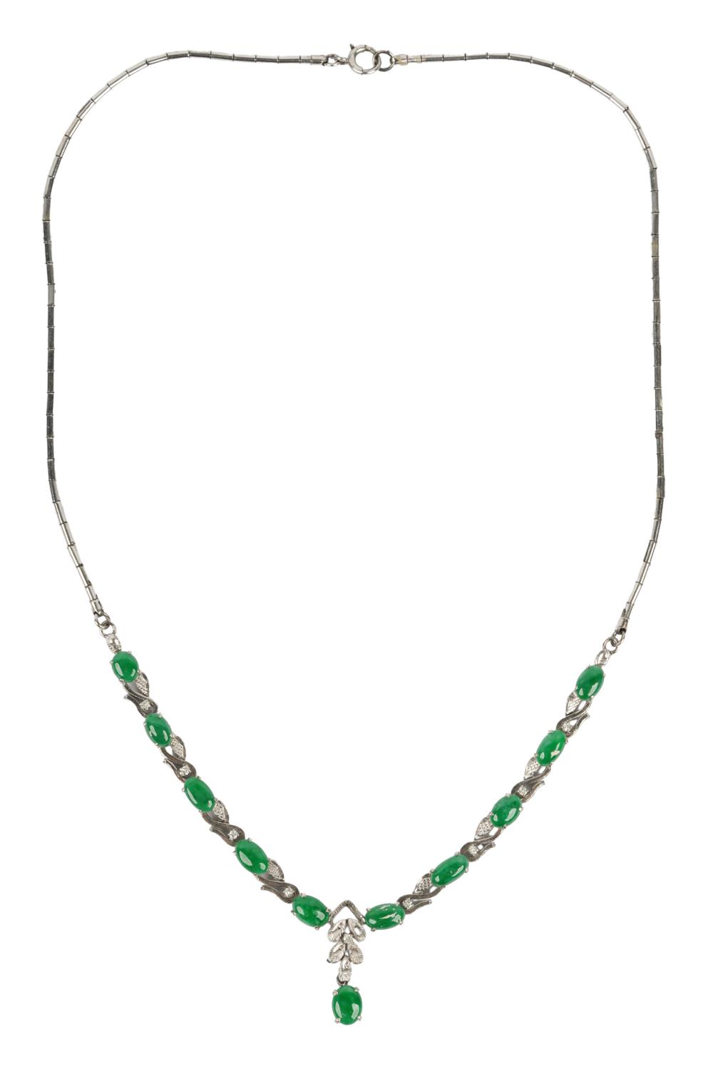 JADE DIAMOND NECKLACEcontaining 333607