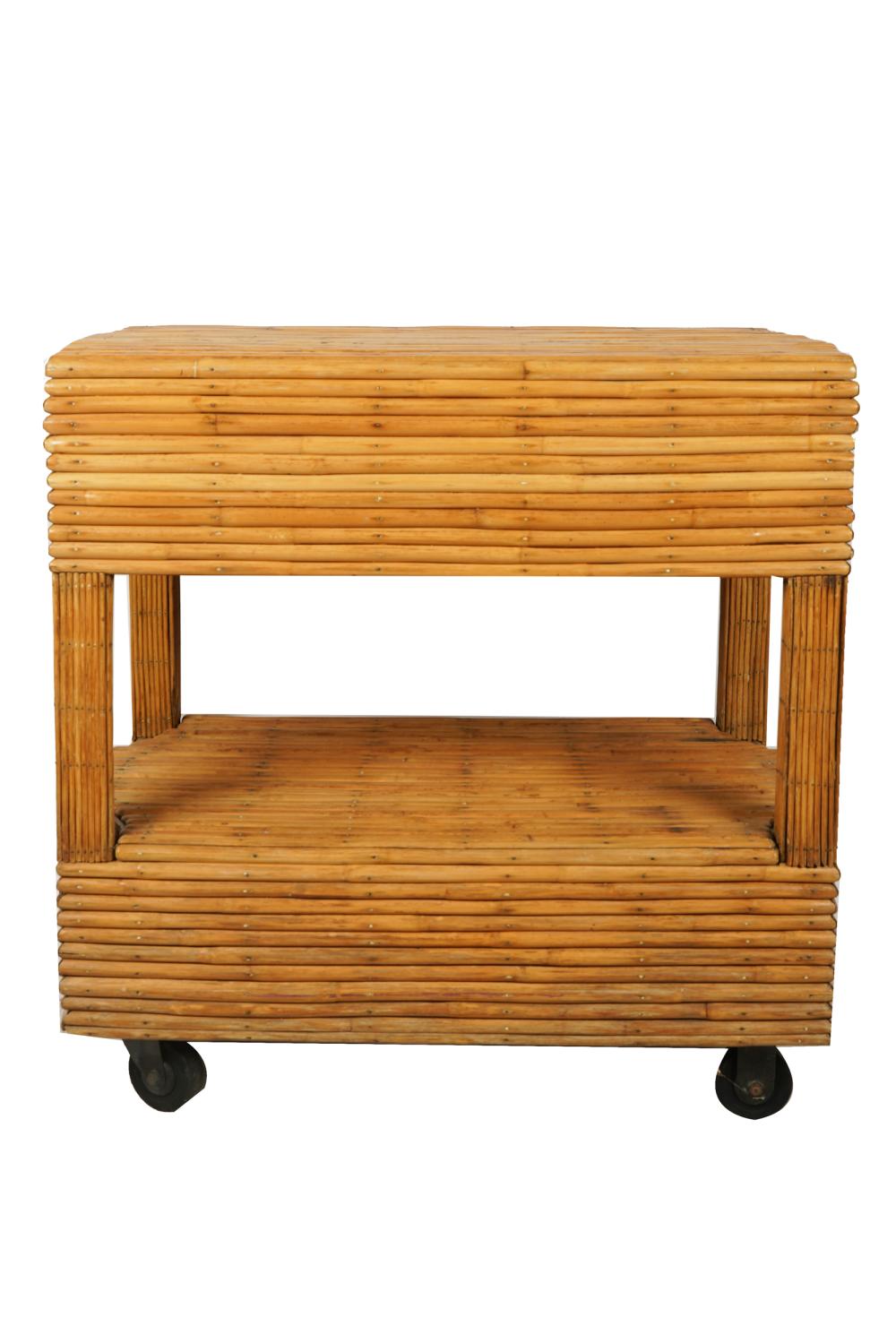 RATTAN TROLLEY CARTthe hinged top 333727