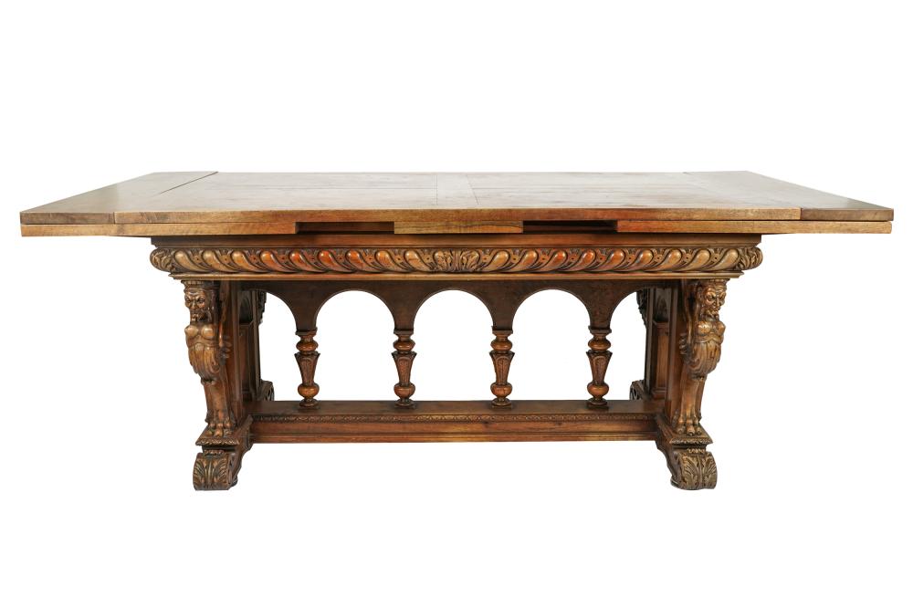 CONTINENTAL CARVED WALNUT REFECTORY 333722