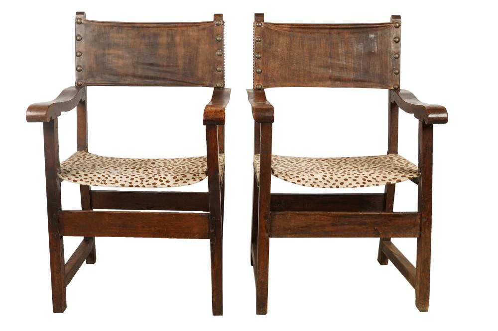 PAIR OF CONTINENTAL CARVED WALNUT