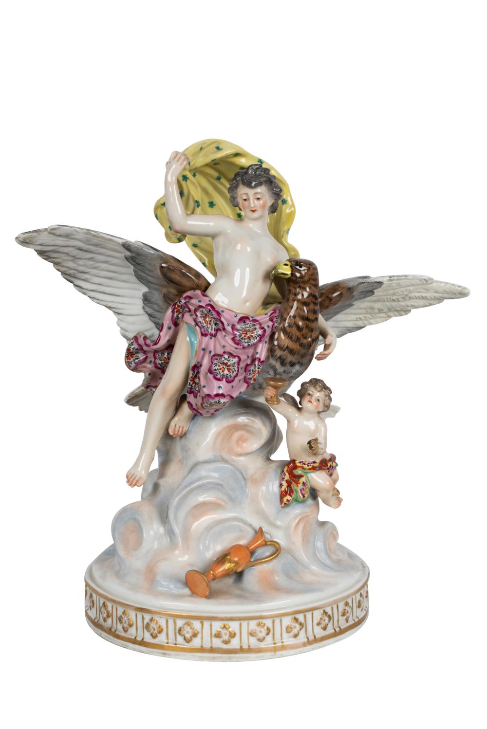 VIENNA PORCELAIN FIGURAL GROUPunderglaze 333797