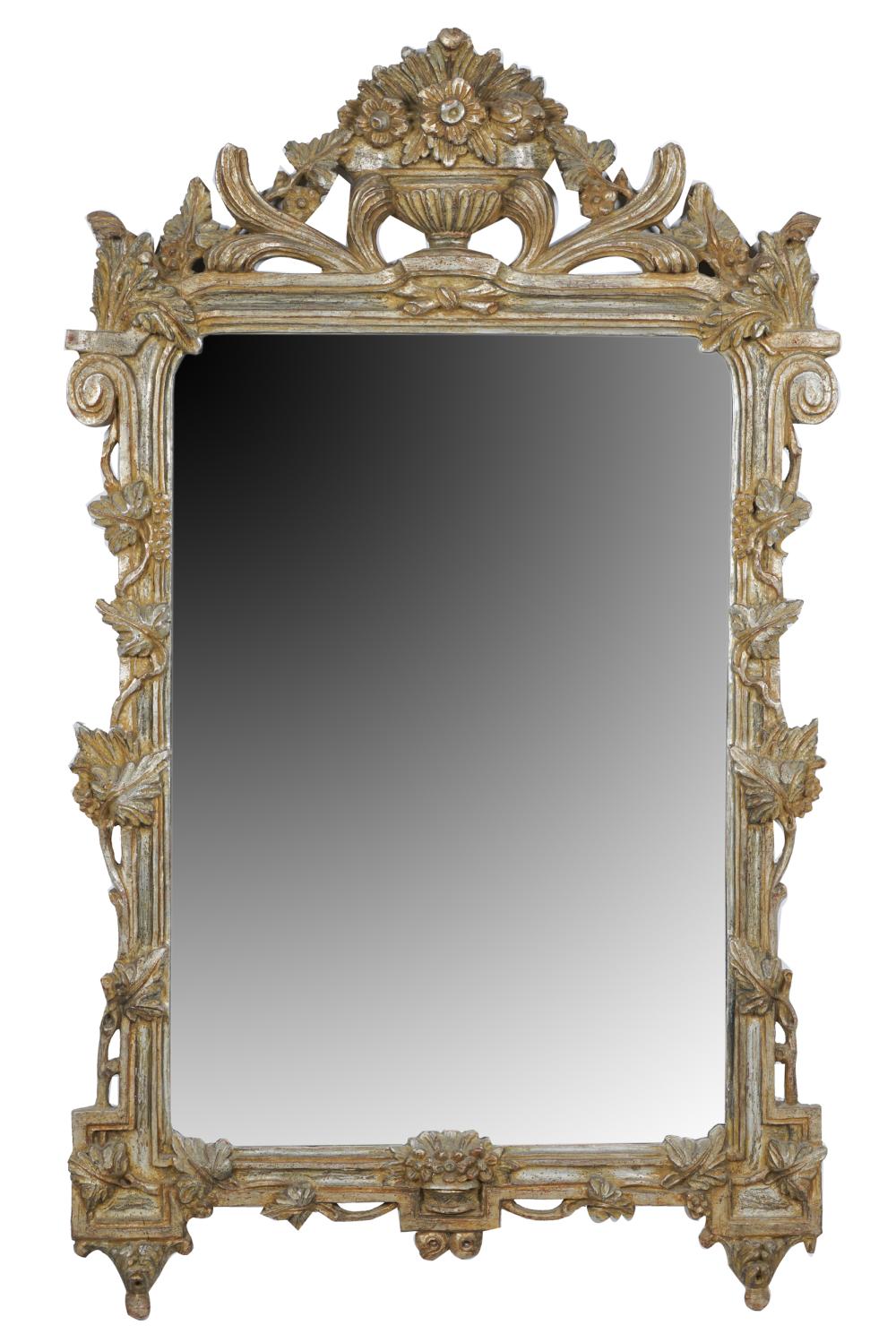 NEOCLASSIC-STYLE SILVER-PAINTED