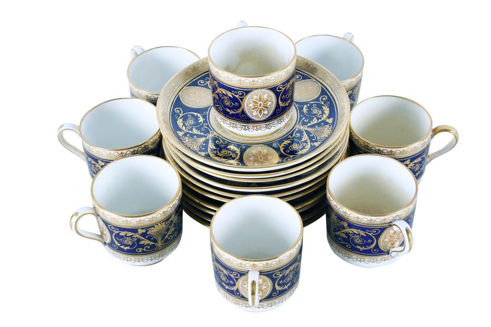 SET OF COPELAND SPODE DEMITASSE