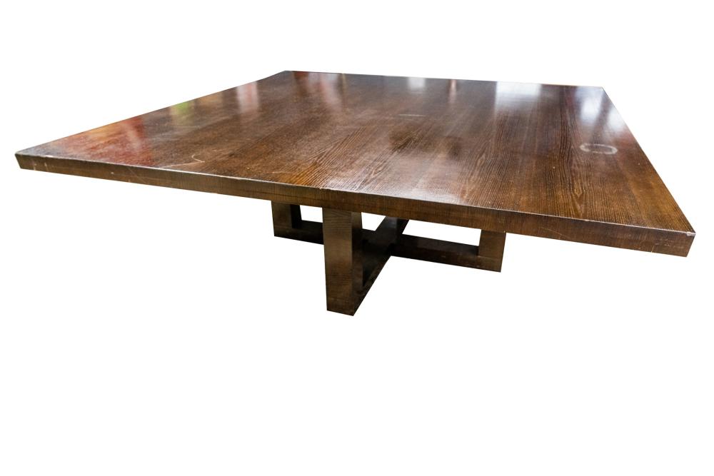 LARGE DESIGNER SQUARE DINING TABLECondition  33382b