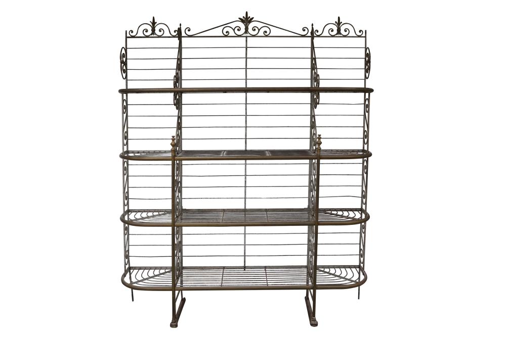 FRENCH STEEL AND BRASS BAKERS RACKsigned 333880