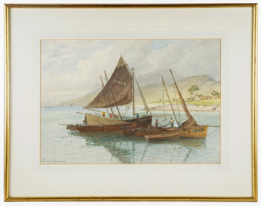 JAMES HERON (1873-1919): "FISHING