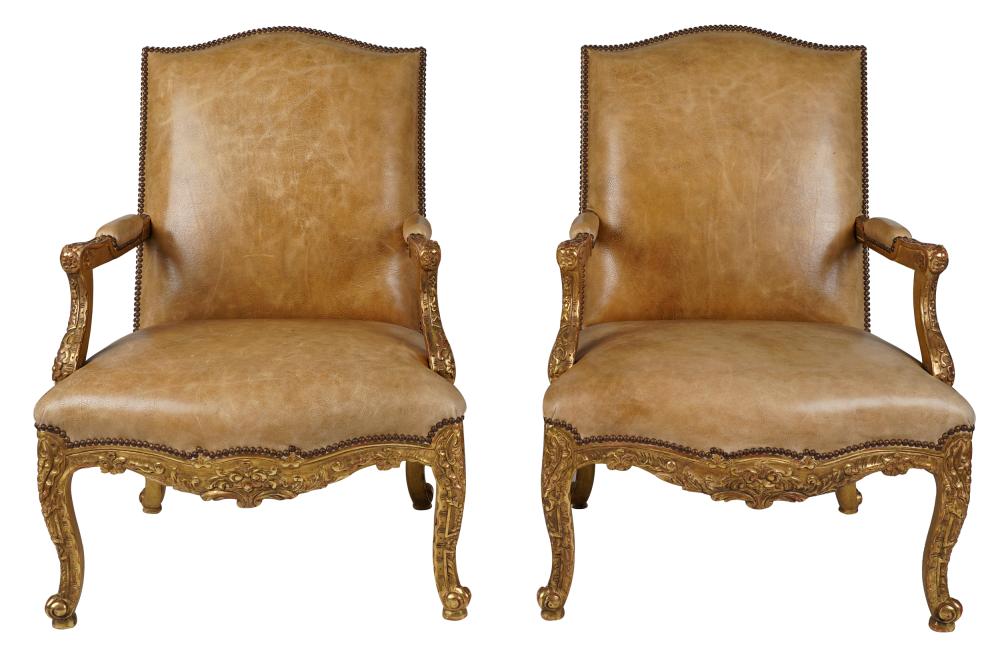 PAIR OF REGENCE STYLE GILTWOOD 3338ed