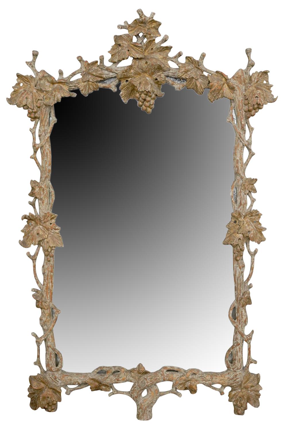 PICKLED & GILTWOOD MIRRORcontemporary;