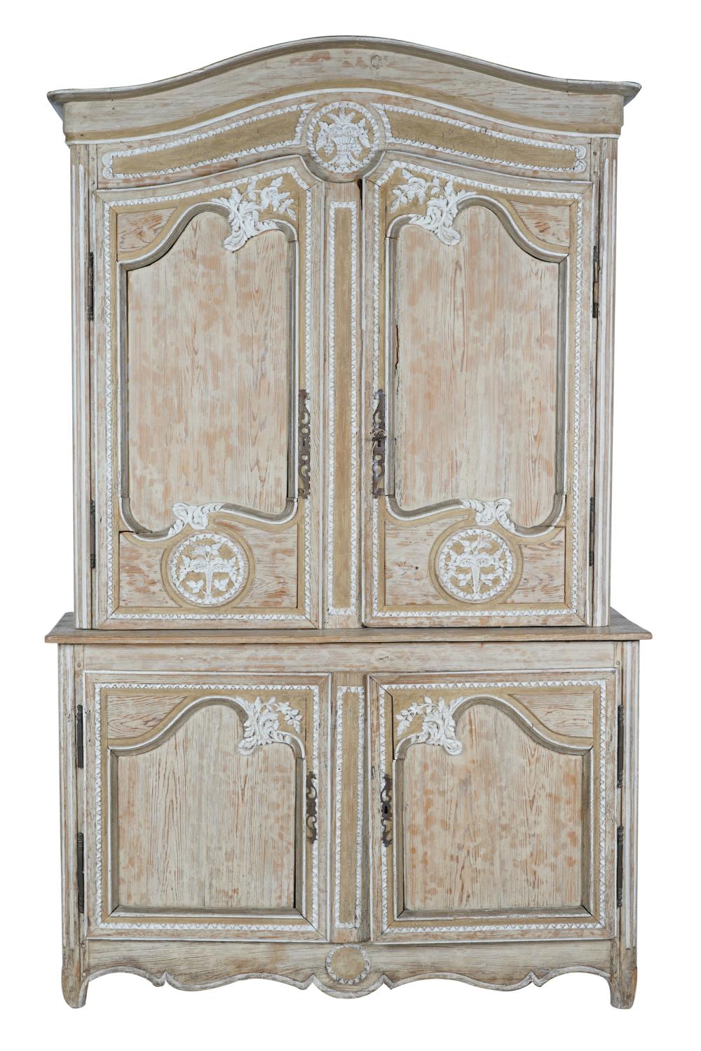 FRENCH PROVINCIAL STYLE PICKLED WOOD