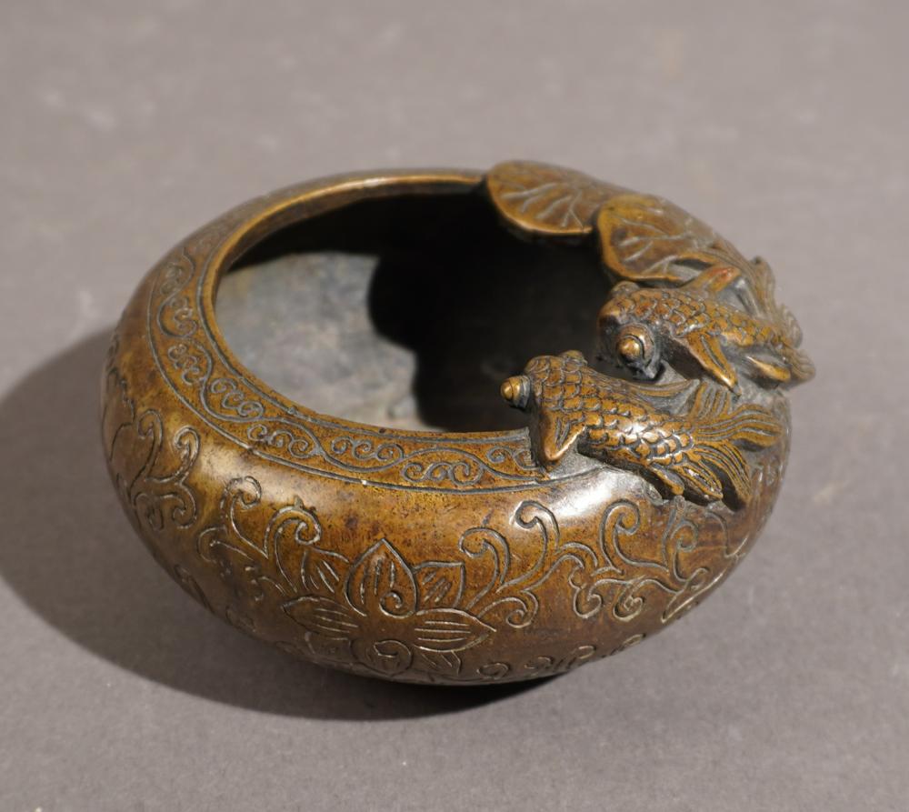 CHINESE BRONZE SCHOLAR'S BRUSH