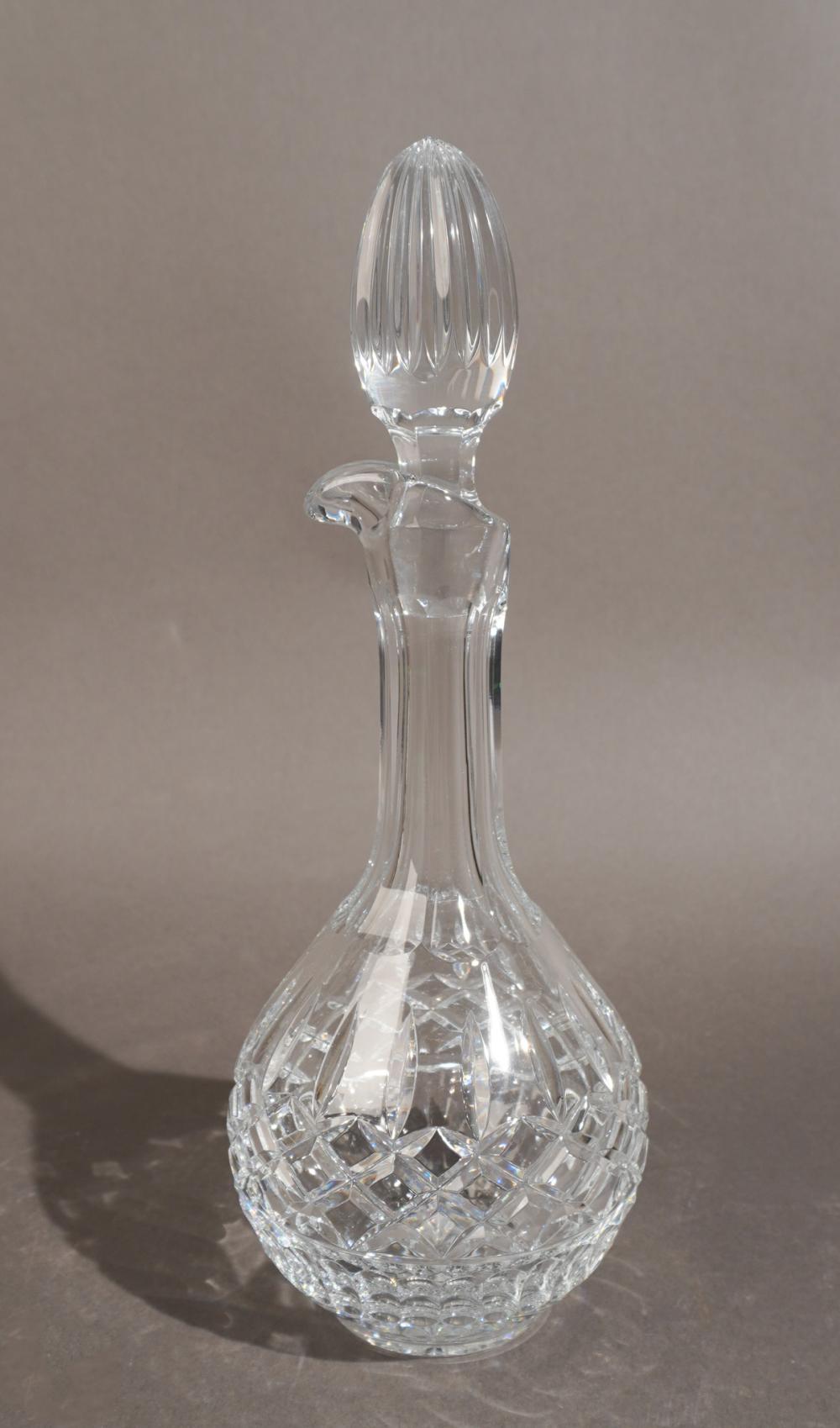 WATERFORD CRYSTAL CARAFE-TYPE DECANTER,