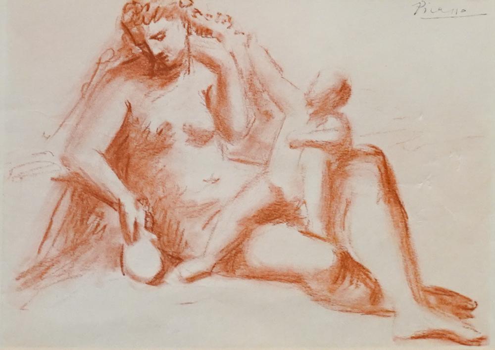 AFTER A SKETCH BY PICASSO, MOTHER