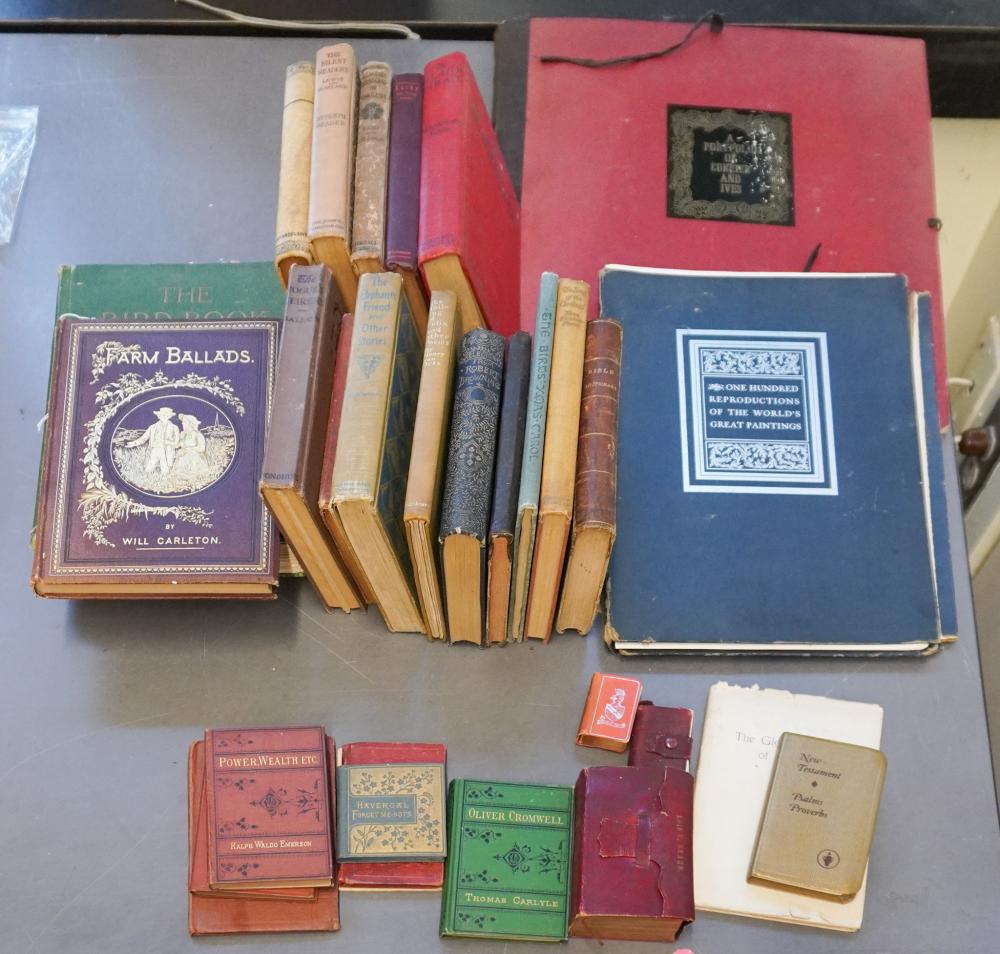 LIBRARY OF BOOKS AND TWO PORTFOLIOS 333b50