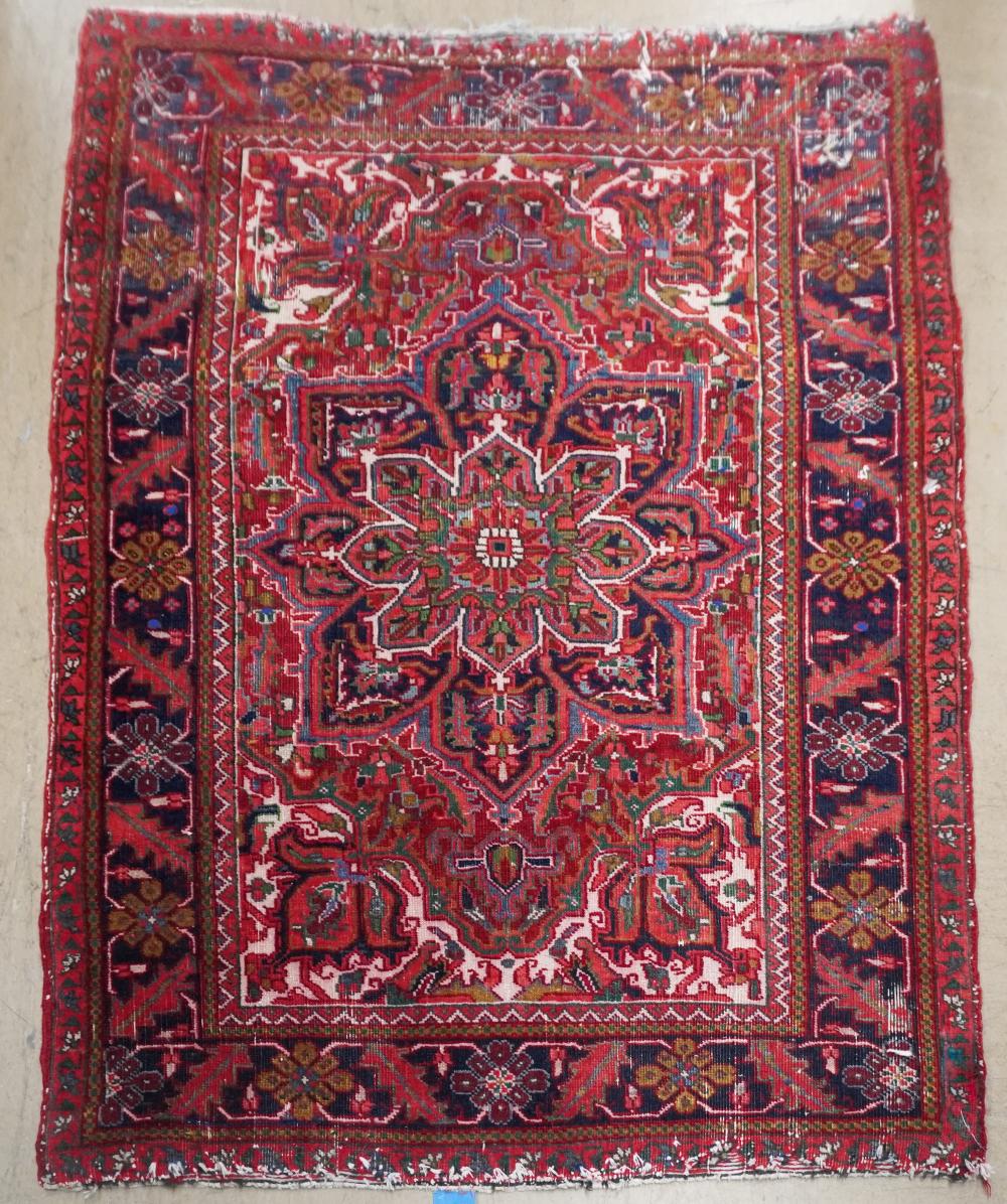 AFGHAN RUG WEAR 4 FT 4 IN X 333b81