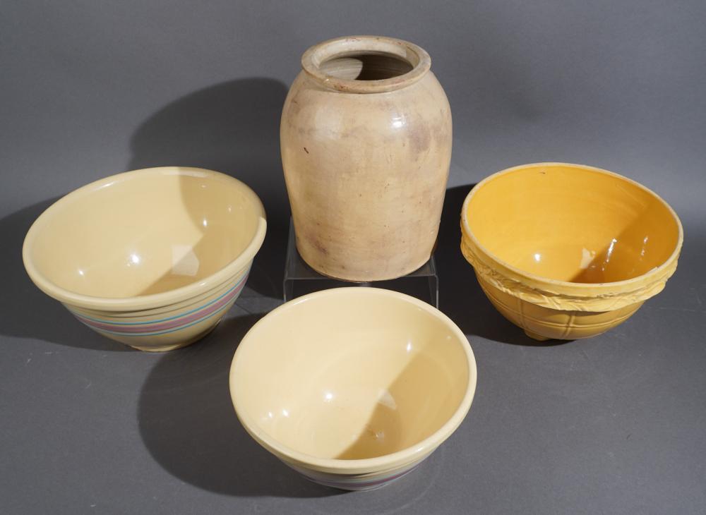 PROBABLY MCCOY POTTERY YELLOWWARE 333bad