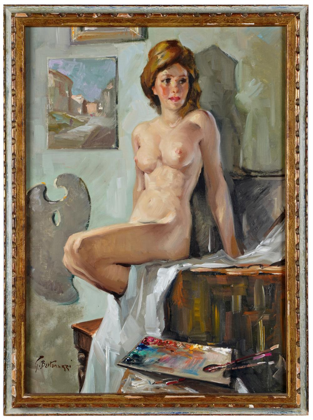 G. BERTONAZZI: FEMALE NUDEoil on