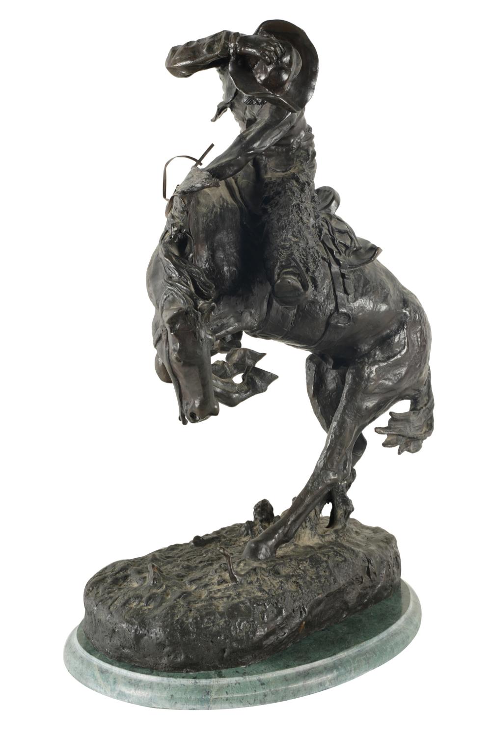 FREDERIC REMINGTON: BRONCO BUSTERsigned