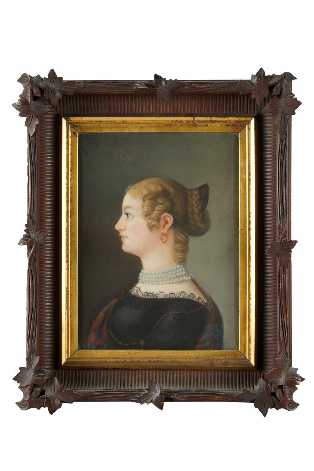 19TH CENTURY PORTRAIT OF A WOMANpastel 333ce0