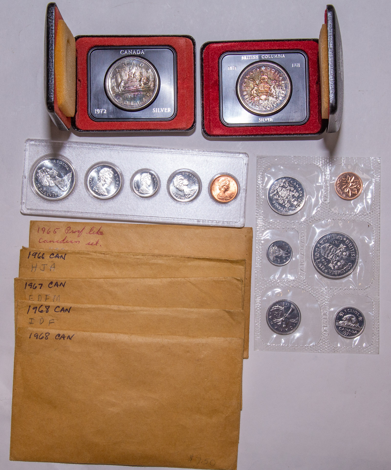 CANADIAN MINT MATERIAL 1971 British