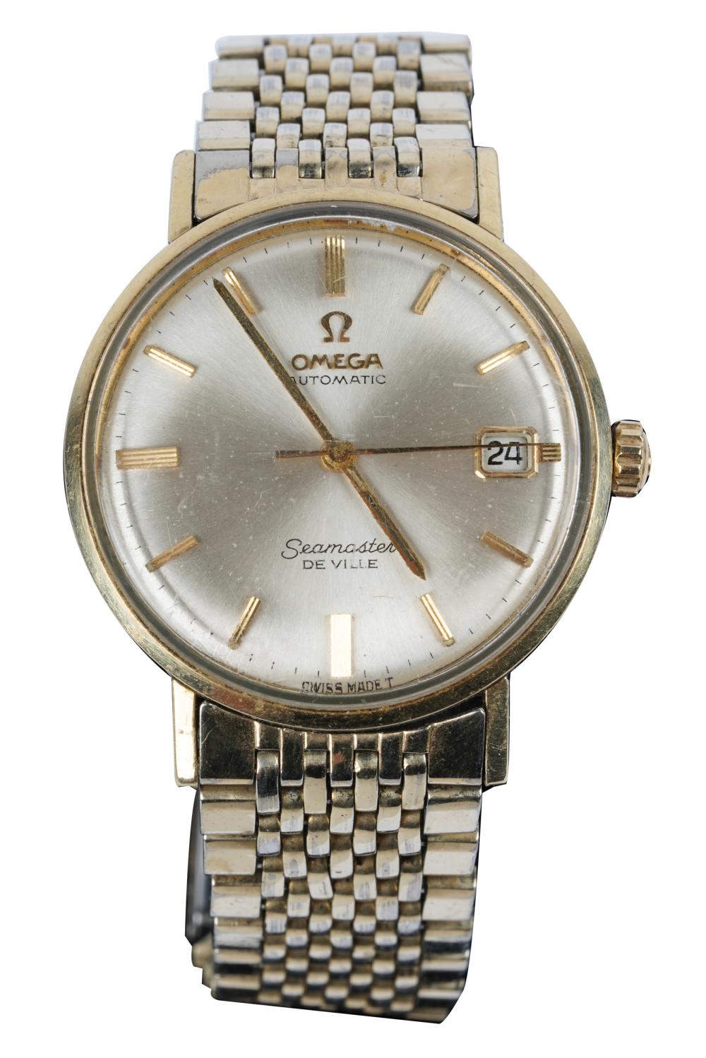 OMEGA GOLD PLATE SEAMASTER WATCHthe 333d6a