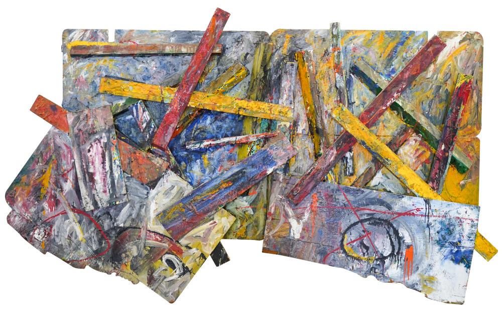 KEN KAMINSKI: ABSTRACT WALL SCULPTUREpainted