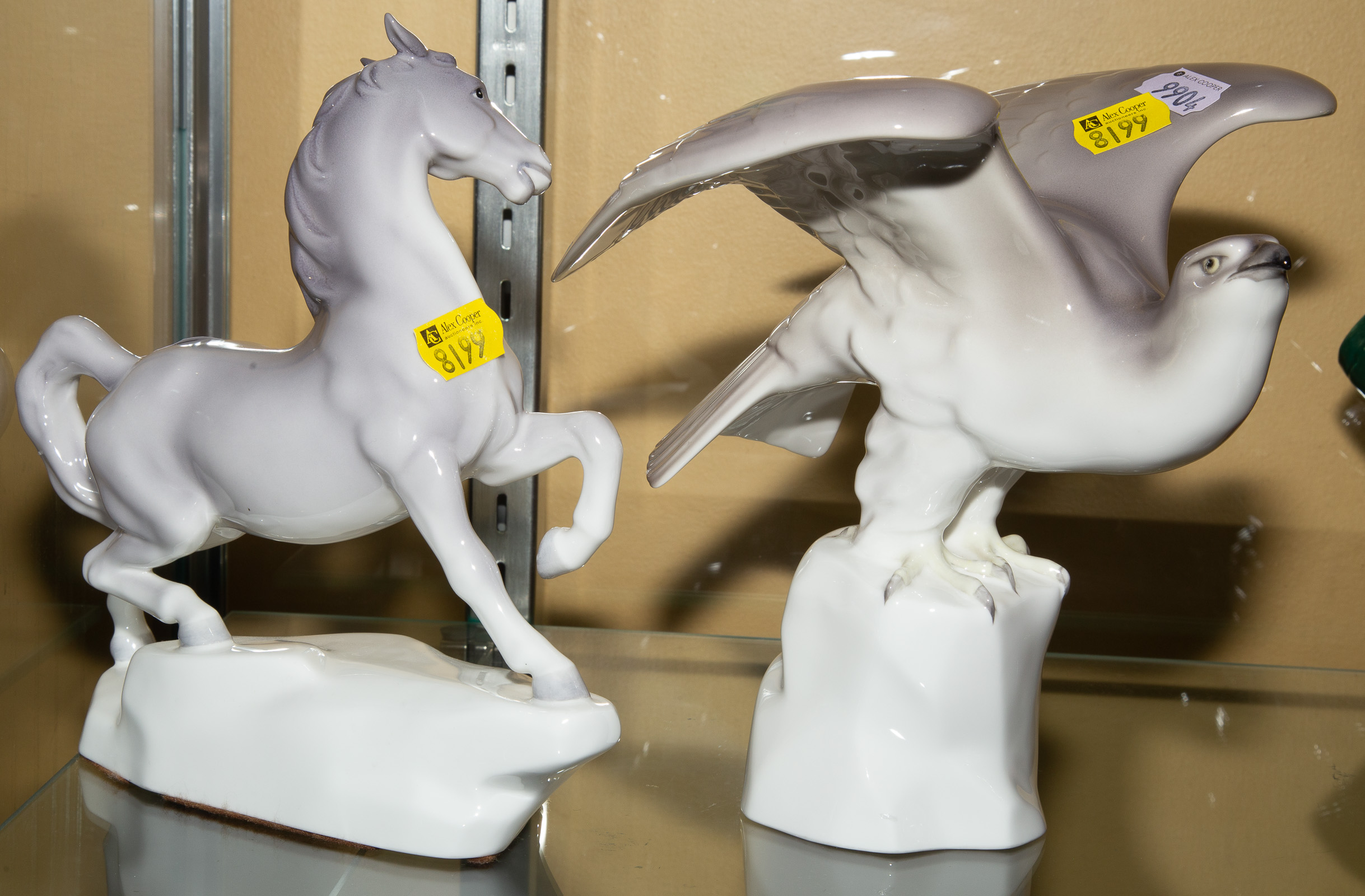 A NORITAKE PORCELAIN EAGLE HORSE 333d8f