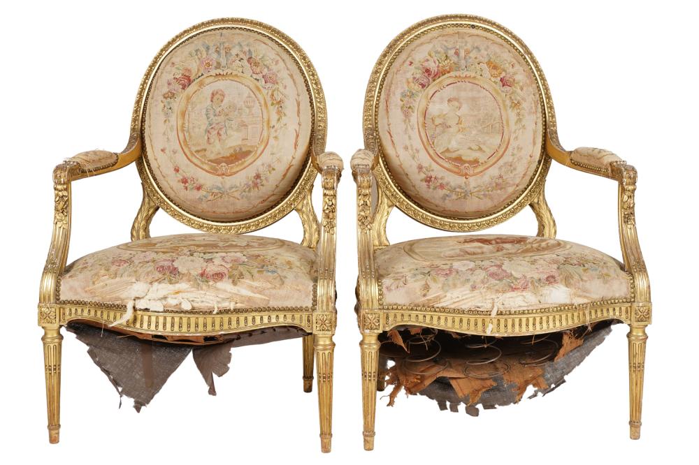 PAIR OF ANTIQUE LOUIS XVI-STYLE