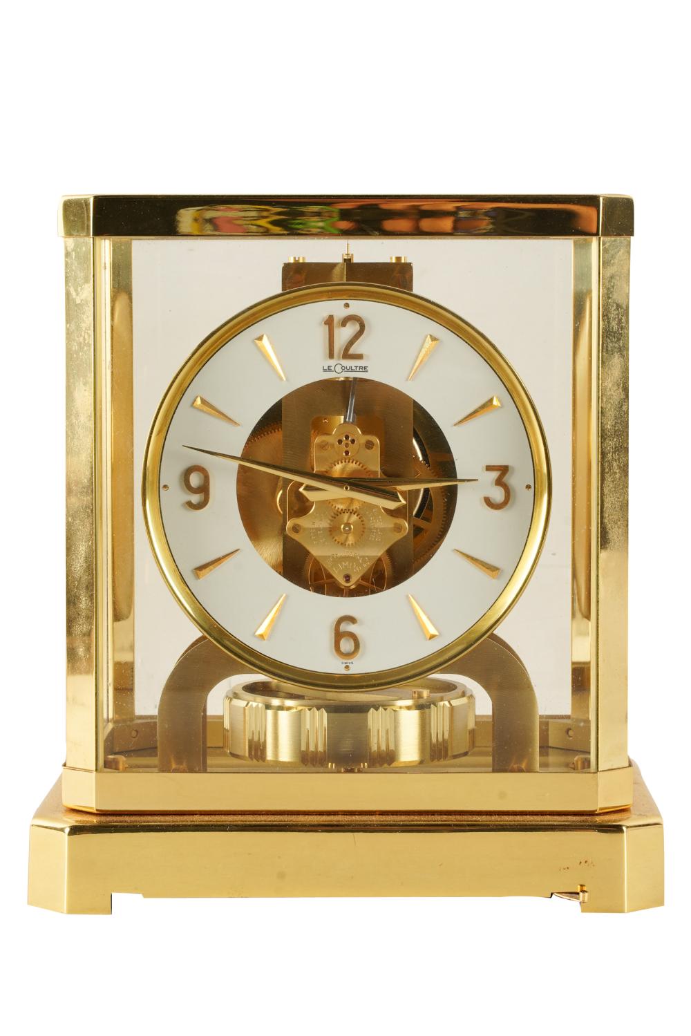 LE COULTRE: ATMOS CLOCKsigned to