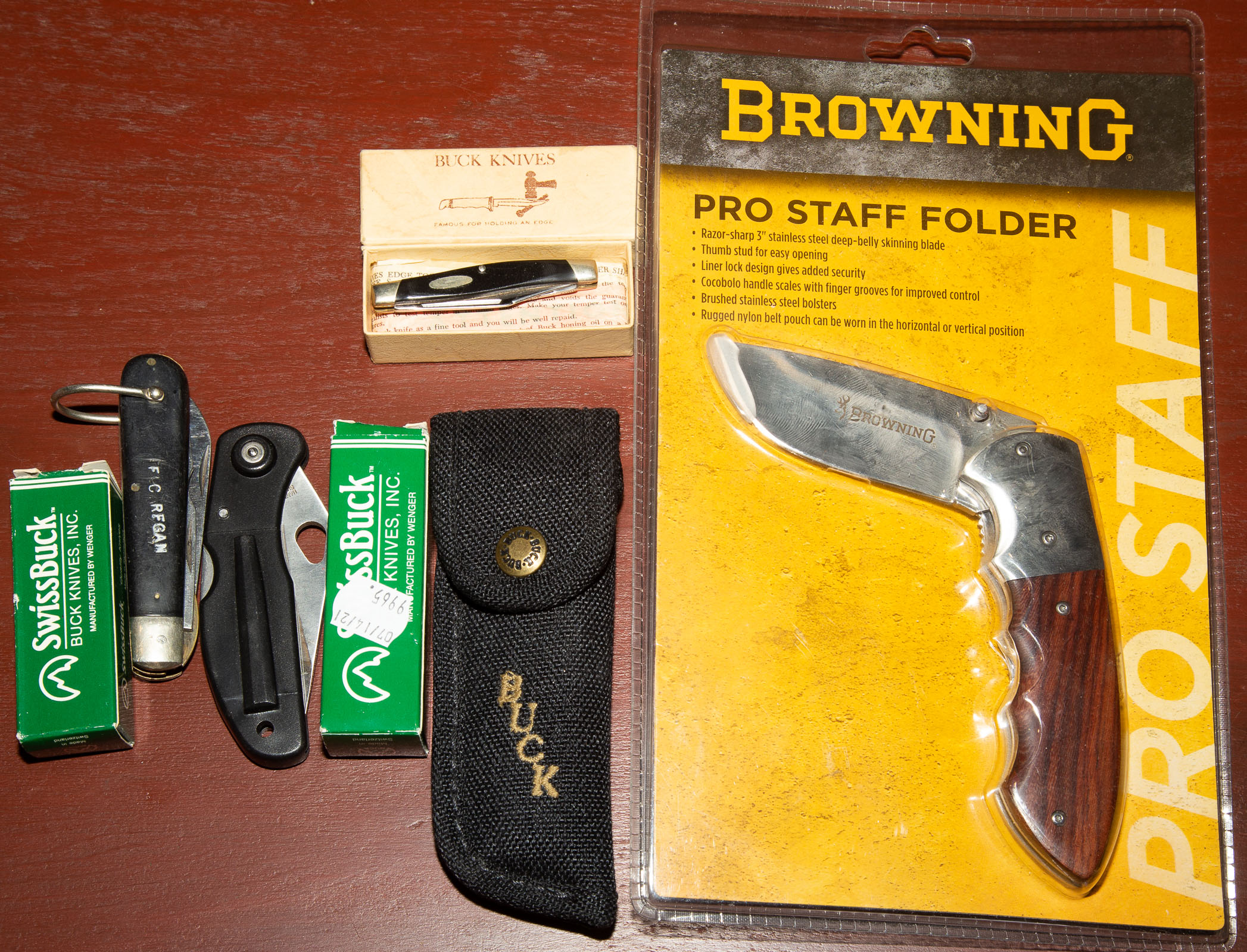 ASSORTED FOLDING KNIVES Including Browning,