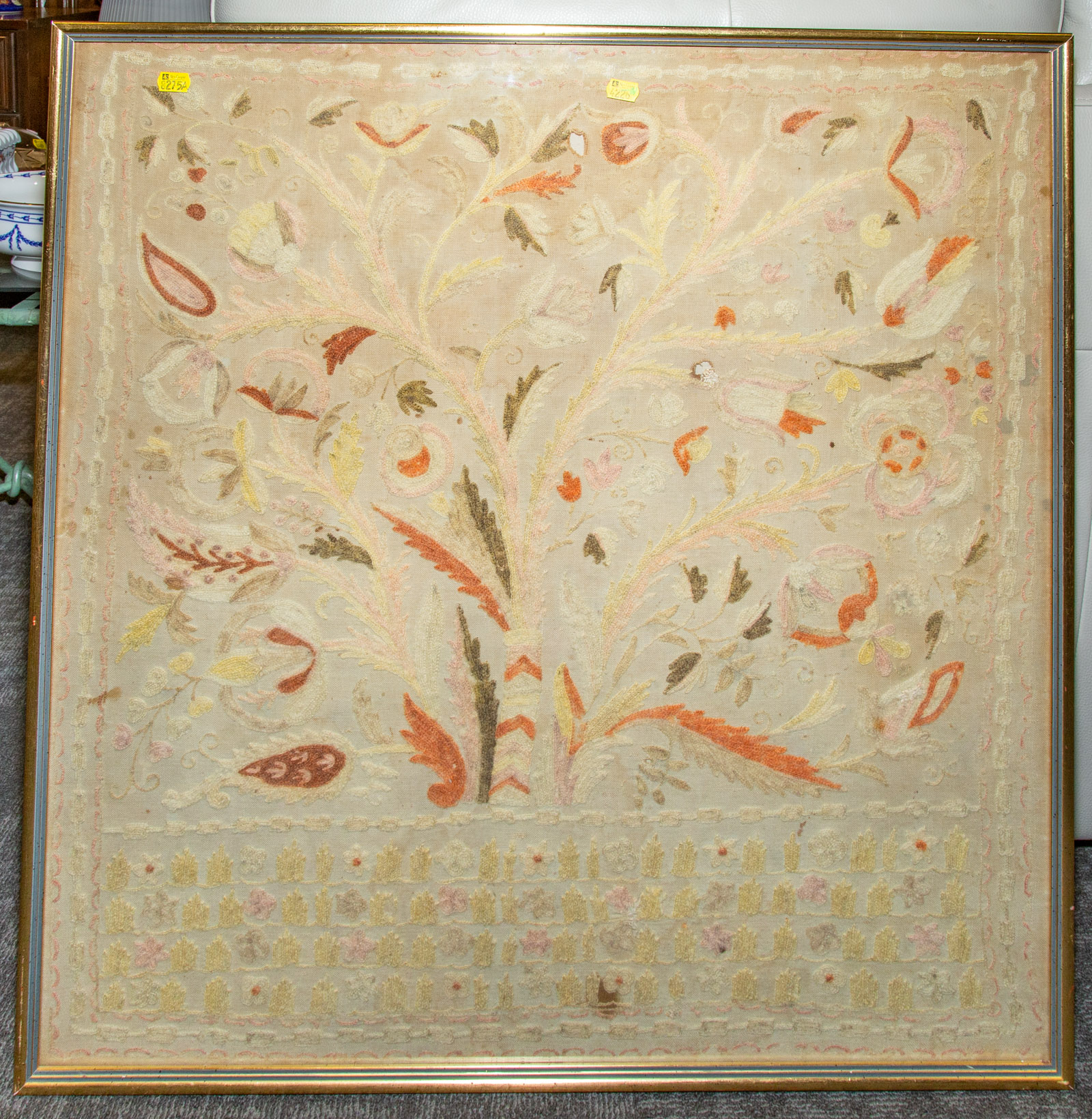 LARGE FLORAL EMBROIDERED PANEL,