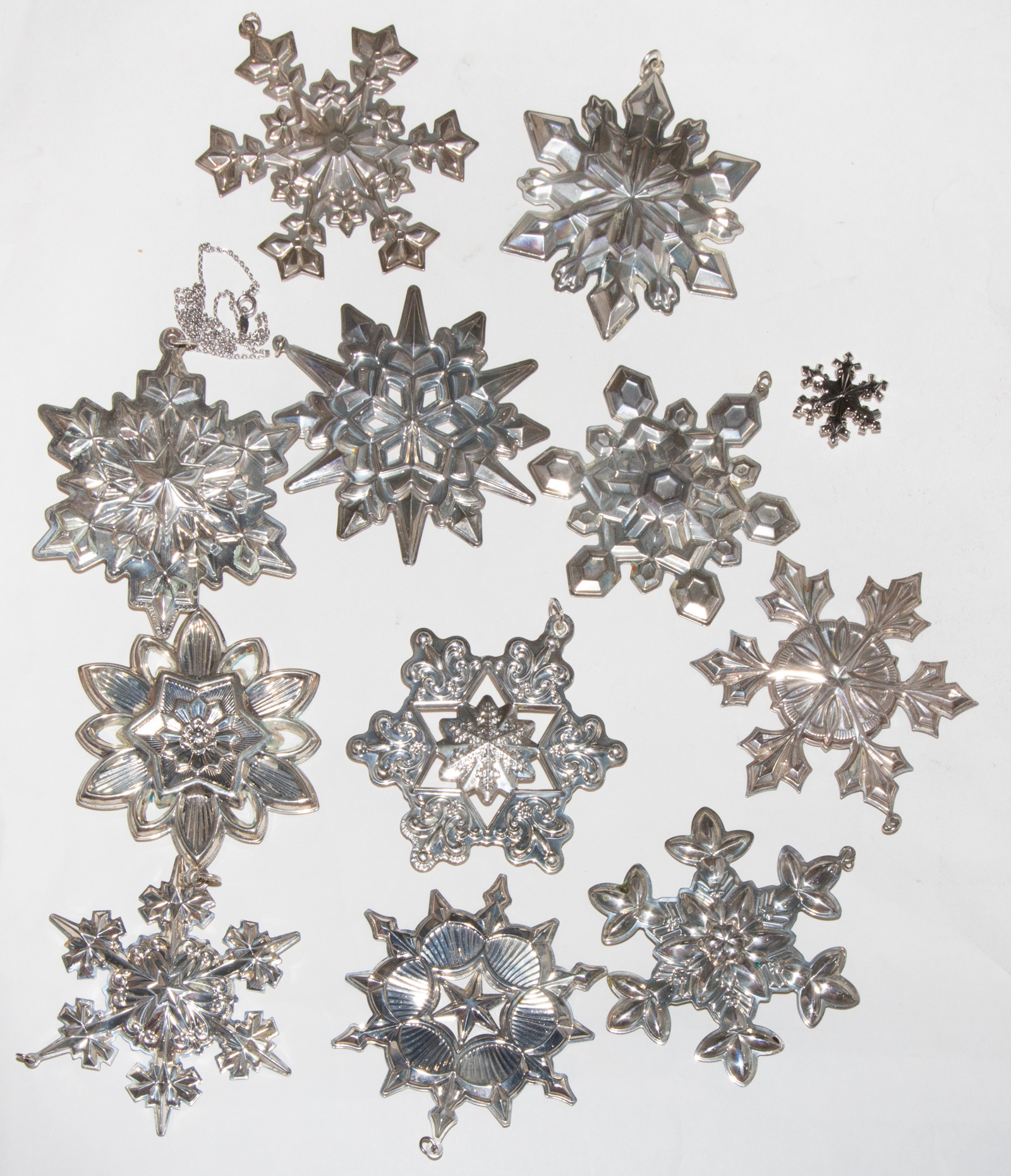 GORHAM STERLING SNOWFLAKES Cover the