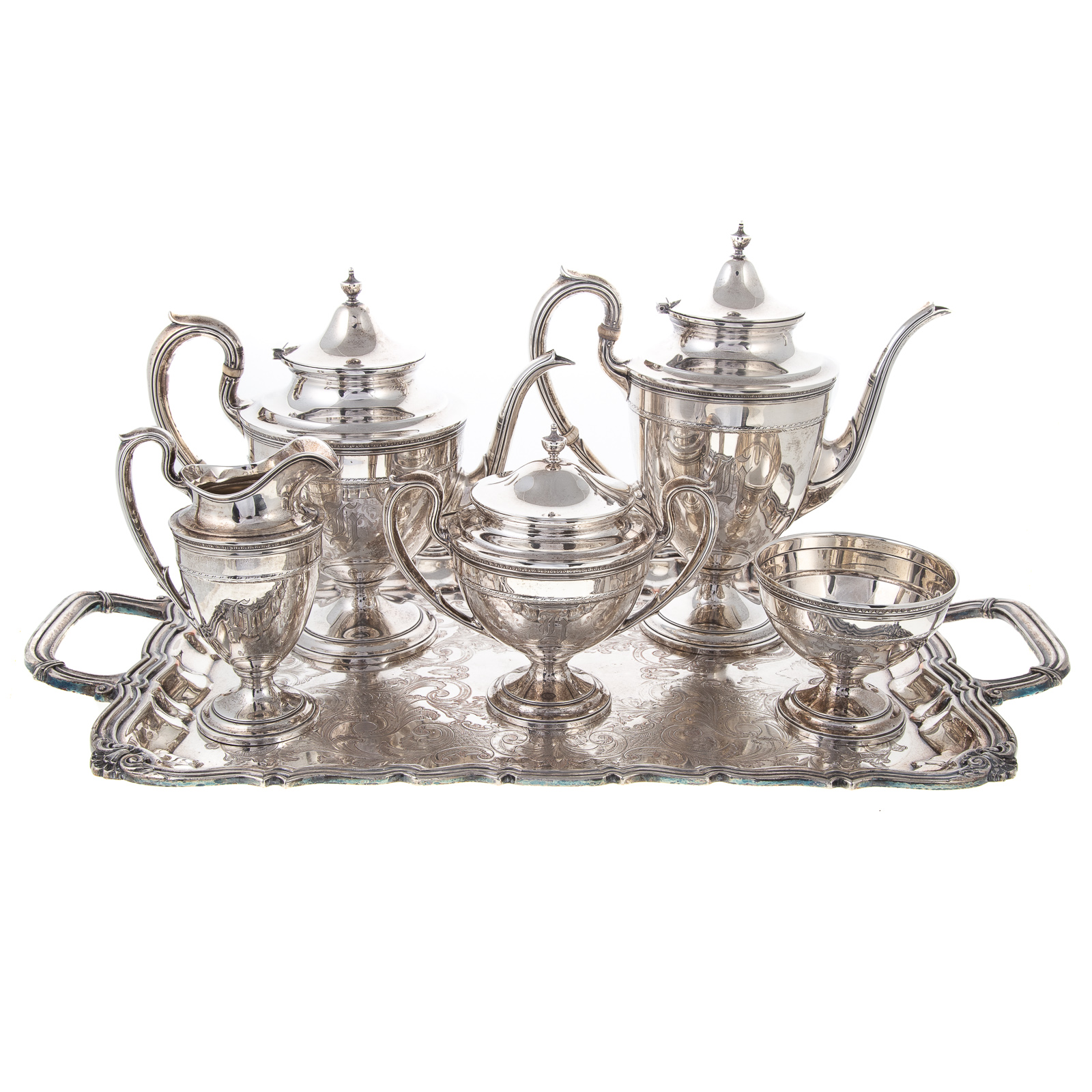 GORHAM STERLING EDGEWORTH TEA 33409d