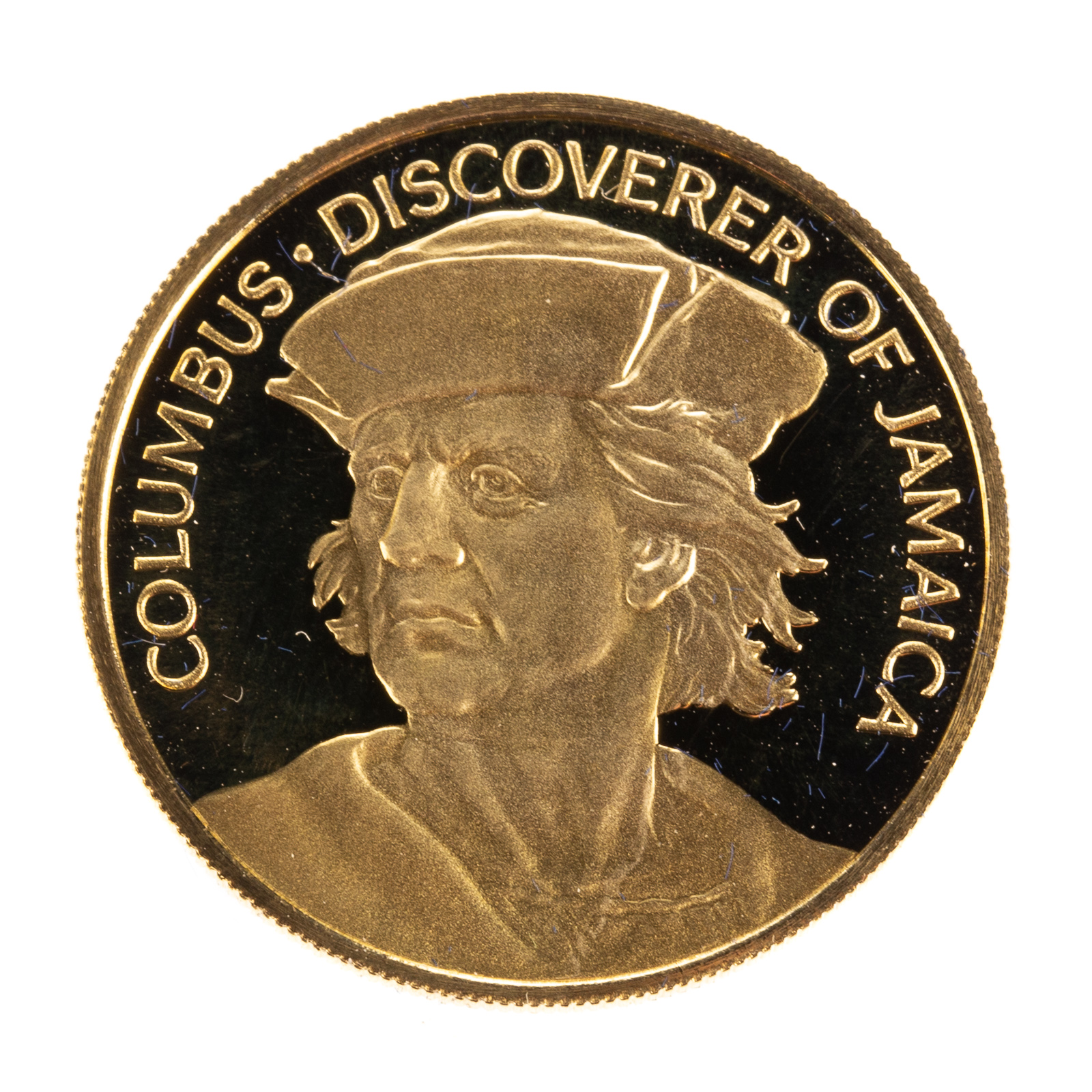 1975 JAMAICAN COLUMBUS PROOF GOLD 3340b2