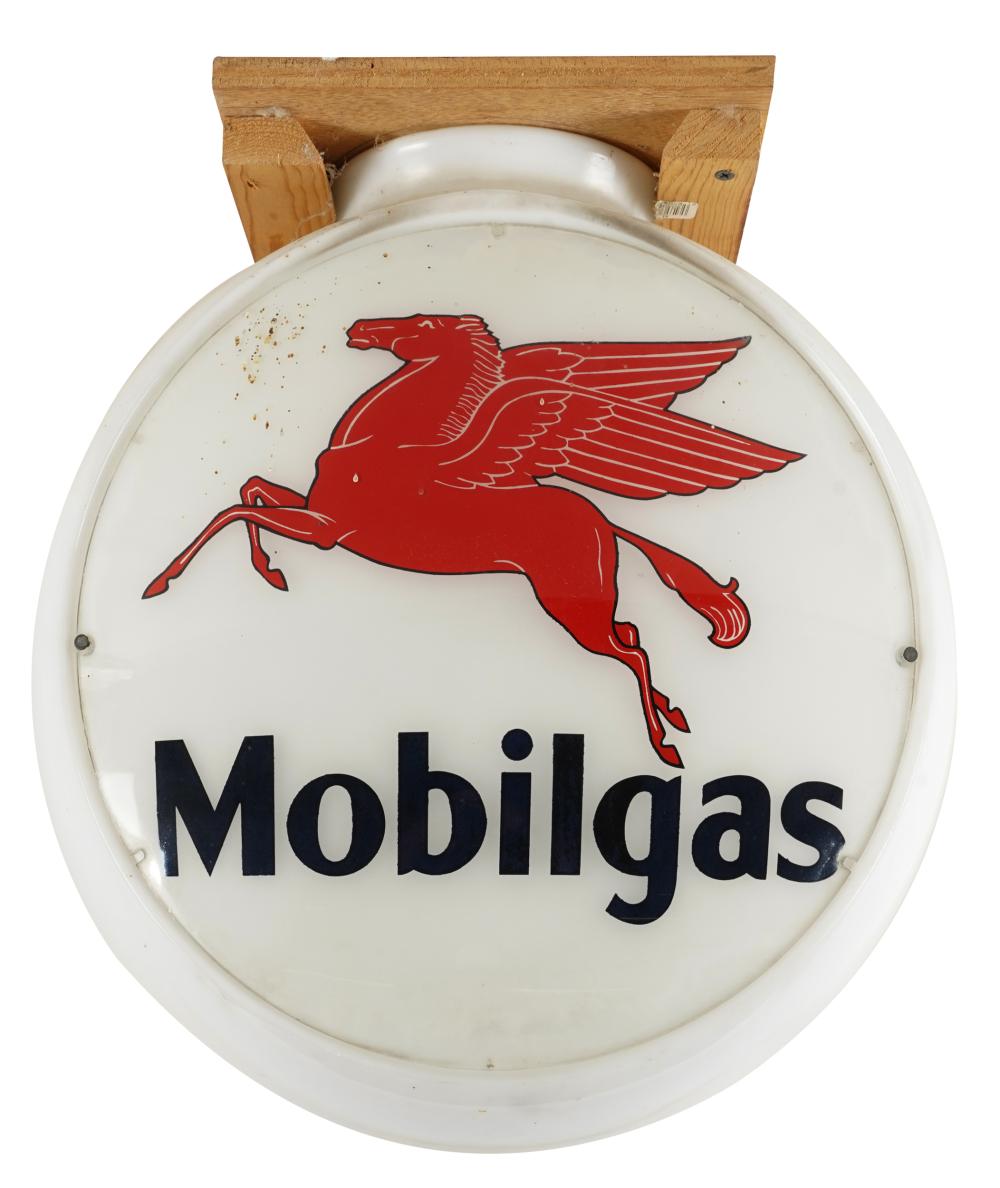 MOBILGAS GLOBE LAMPCondition: mounted