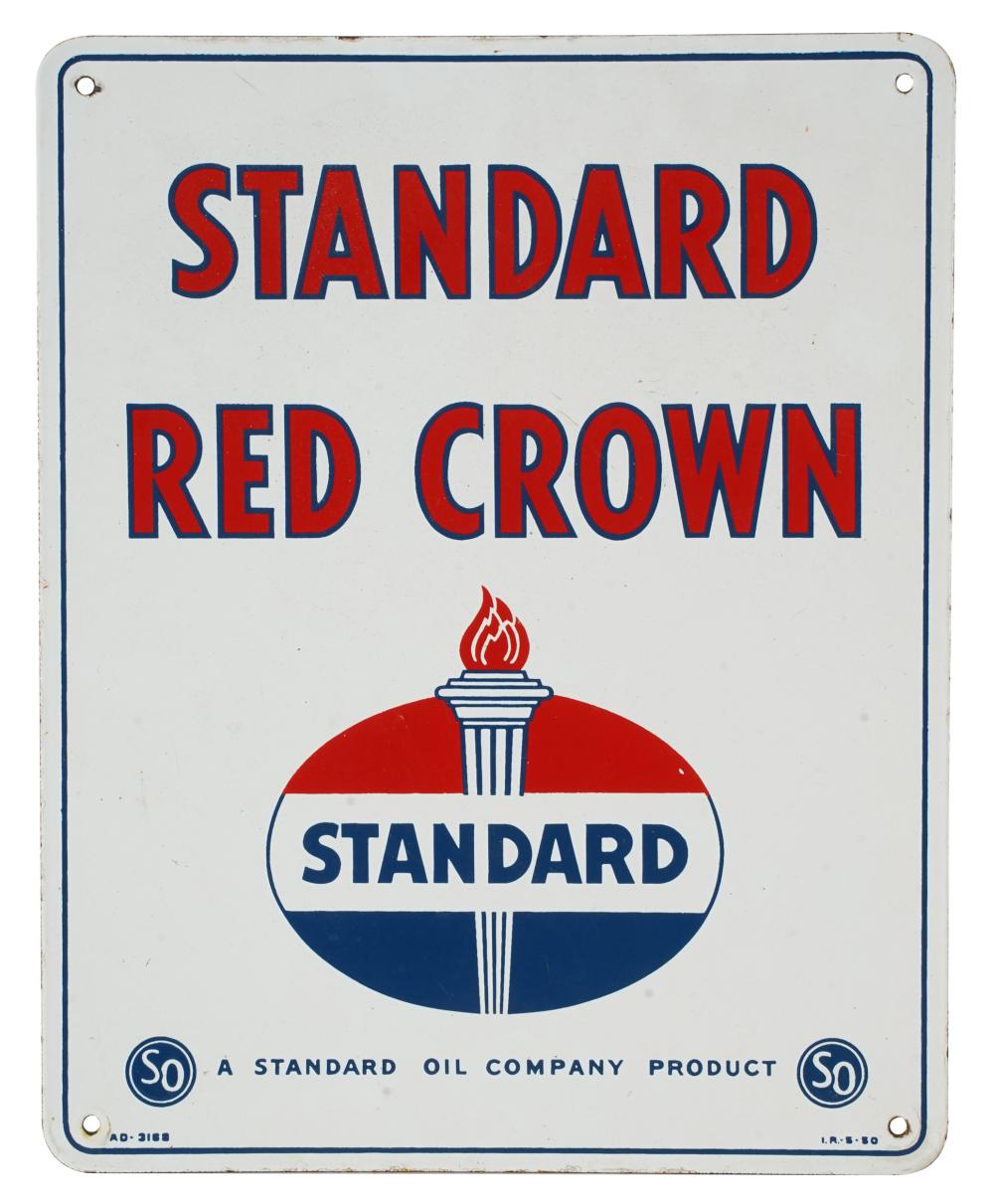 STANDARD RED CROWN OIL SIGNCondition: