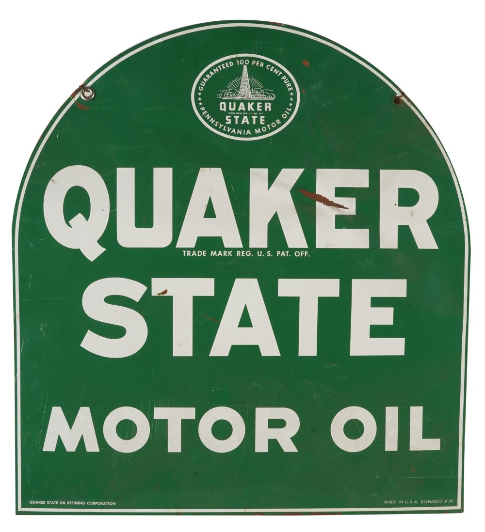 QUAKER STATE MOTOR OIL DOUBLE SIDED