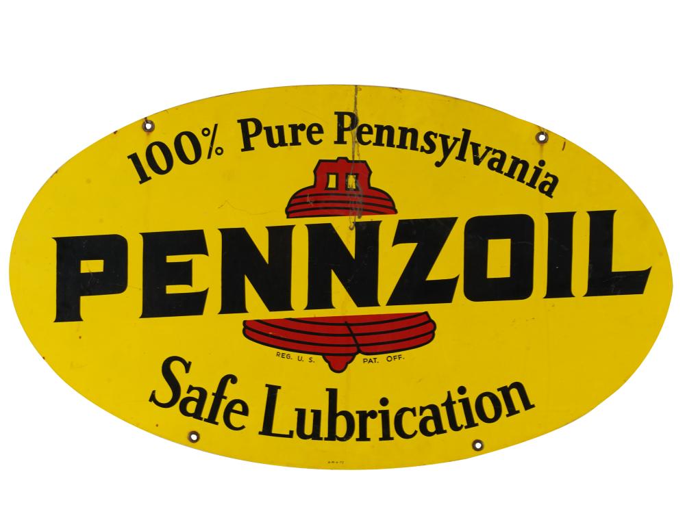 PENNZOIL DOUBLE SIDED ADVERTISING 334132