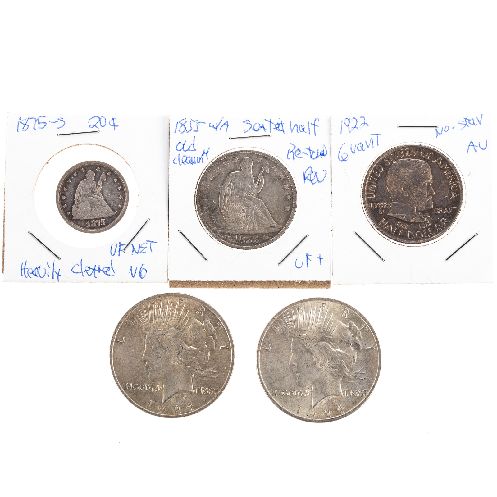 THREE BETTER COINS TWO 1924 AU 334198