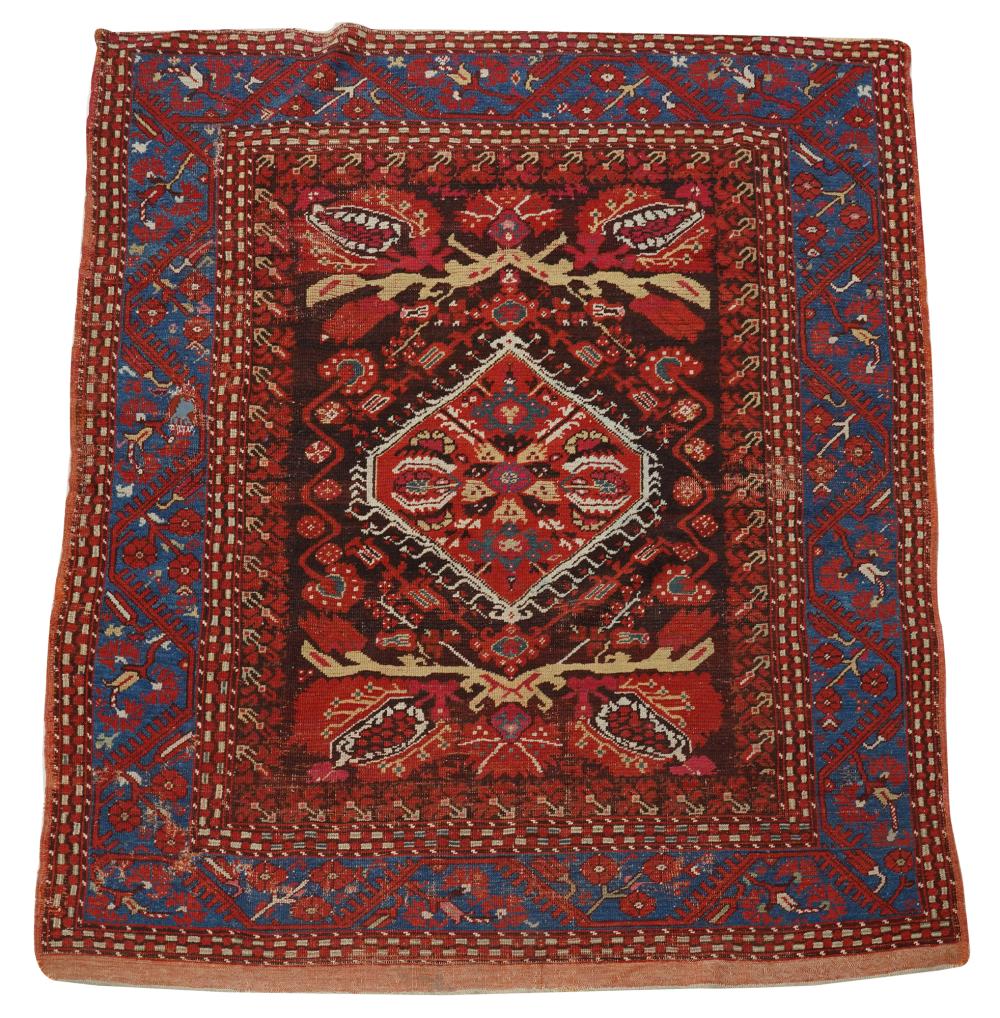 RED & BLUE PERSIAN RUGwool; 67