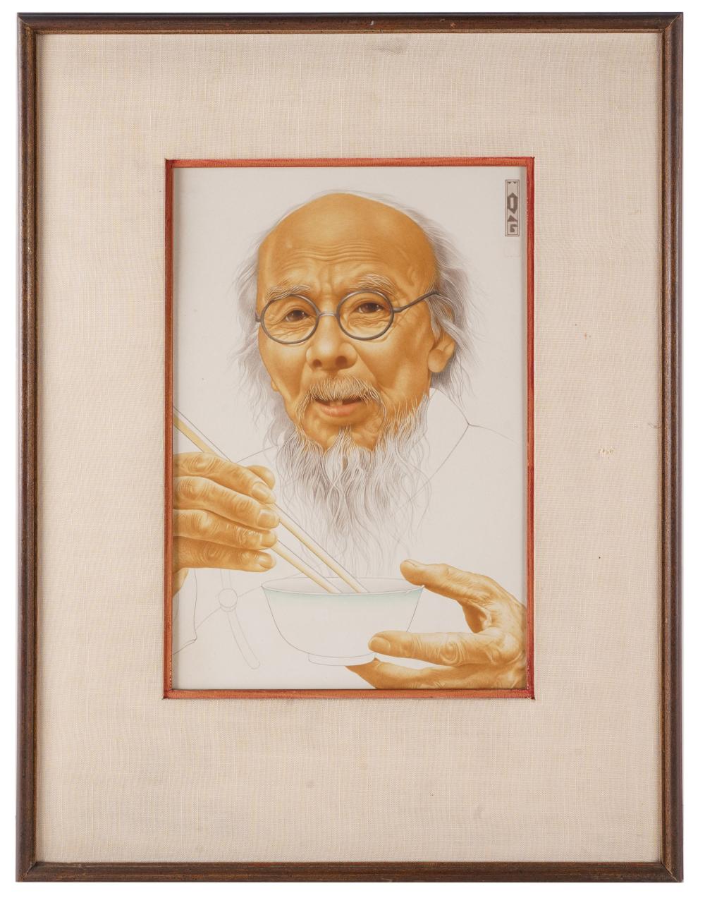 MR. WING: PORTRAIT OF MAN WITH RICE