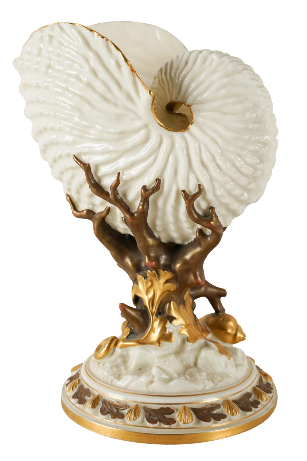 ROYAL WORCESTER PORCELAIN NAUTILUS 33422b