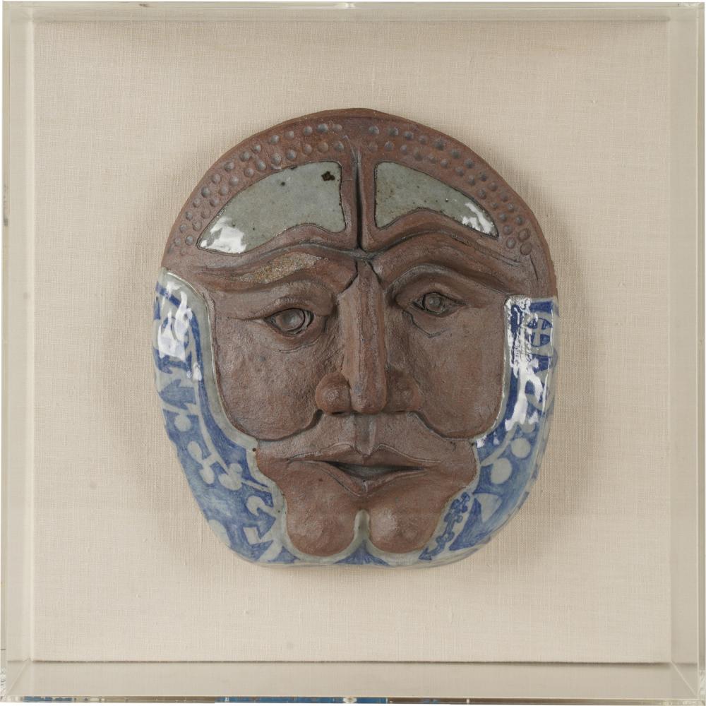 GLAZED CLAY MASKglazed and unglazed