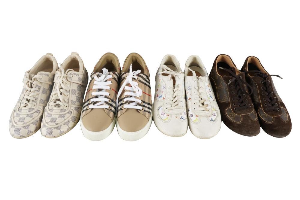 FOUR PAIR OF DESIGNER SNEAKERScomprising: