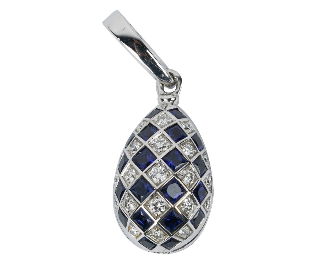 FABERGE 18 KARAT WHITE GOLD DIAMOND  334271