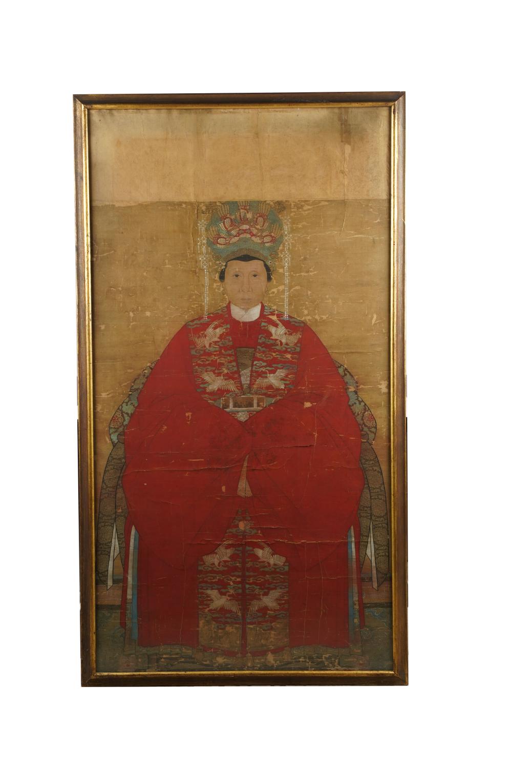 CHINESE ANCESTRAL PORTRAIT19th 3342b4