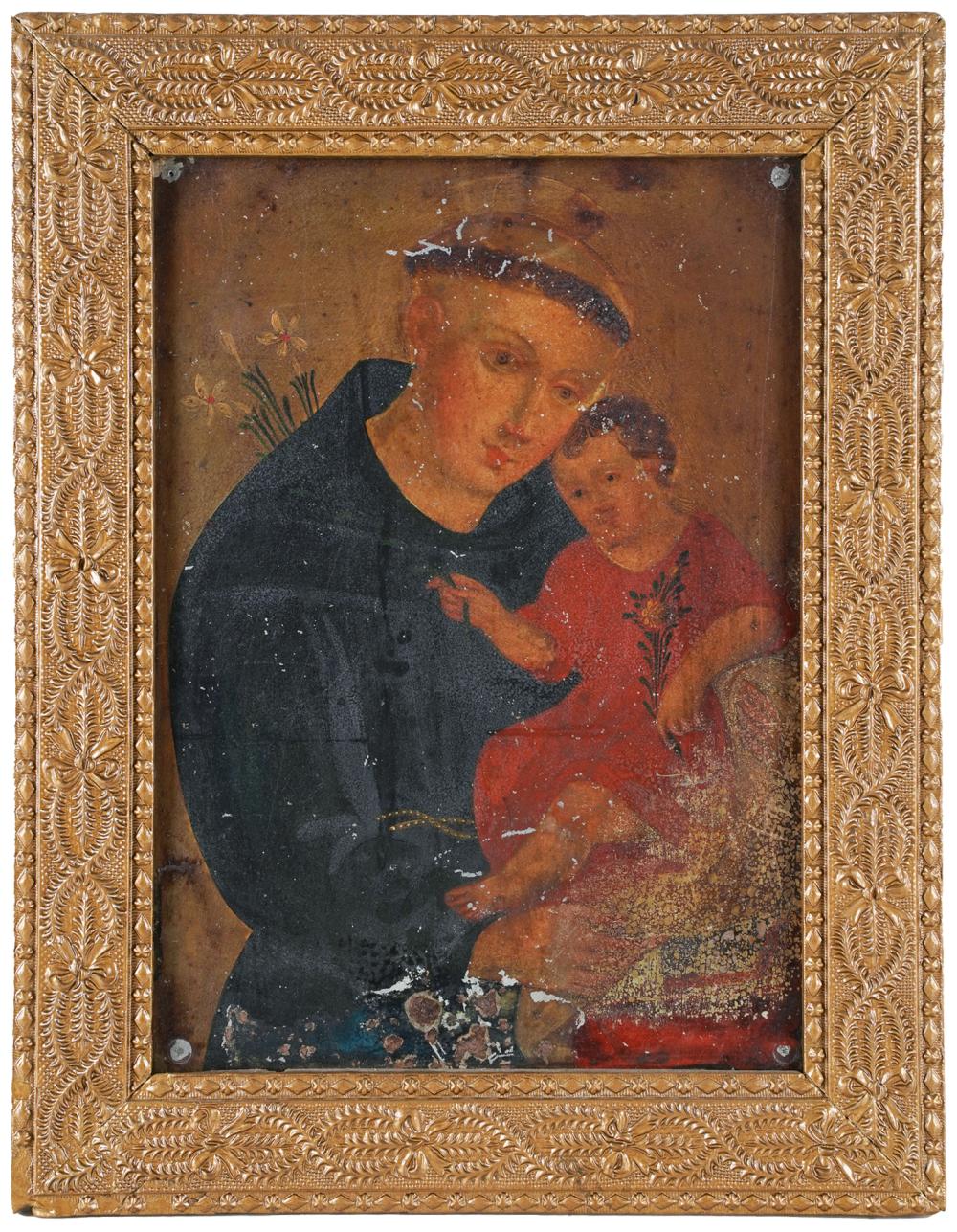 RETABLO PAINTING SAINT ANTHONY